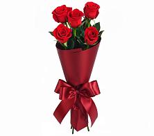 Букет 5 Красных роз Эдлесс Лав в Новой Майне
