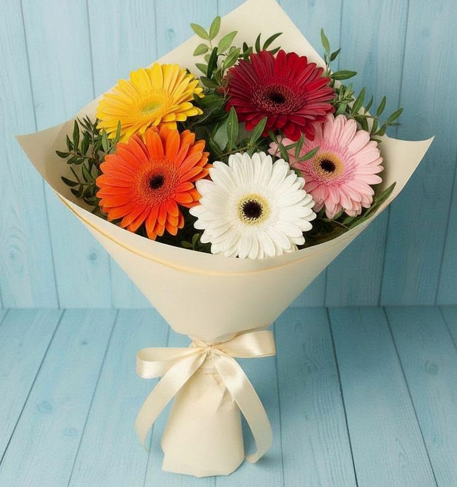 Букет цветов из: Герберы в Новой Майне