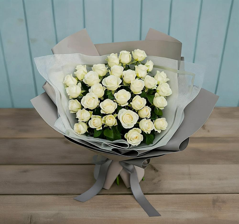 Букет Белоснежная нежность в Новой Майне