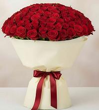Букет 101 Красная роза Милано #REPLACE_PRED# Новой Майне