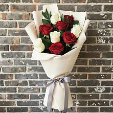 Букет цветов из:  Розы #REPLACE_PRED# Новой Майне