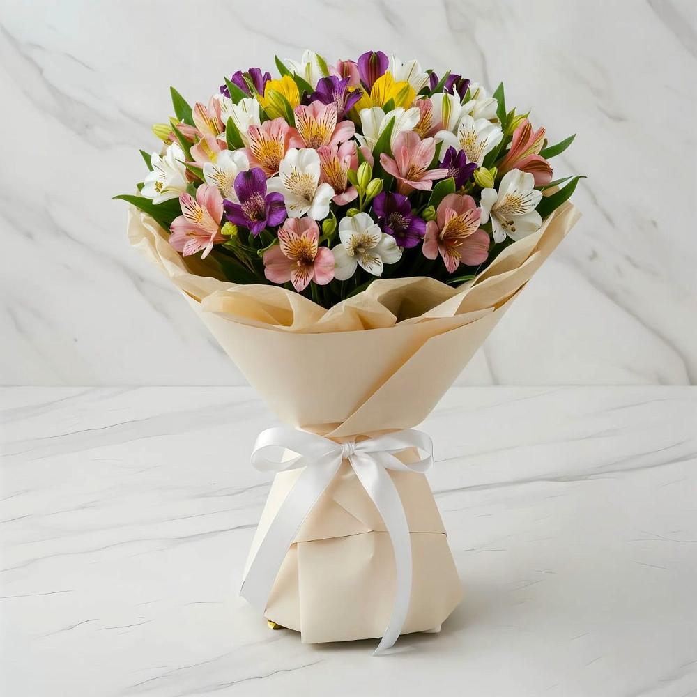 Букет цветов из: Альстромерии в Новой Майне