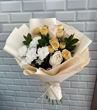 Букет цветов из:  Розы и Хризантемы в Новой Майне