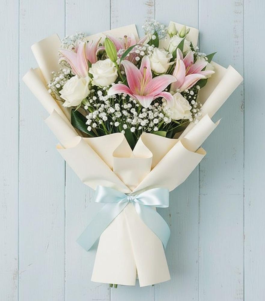 Букет цветов из: Лилии в Новой Майне