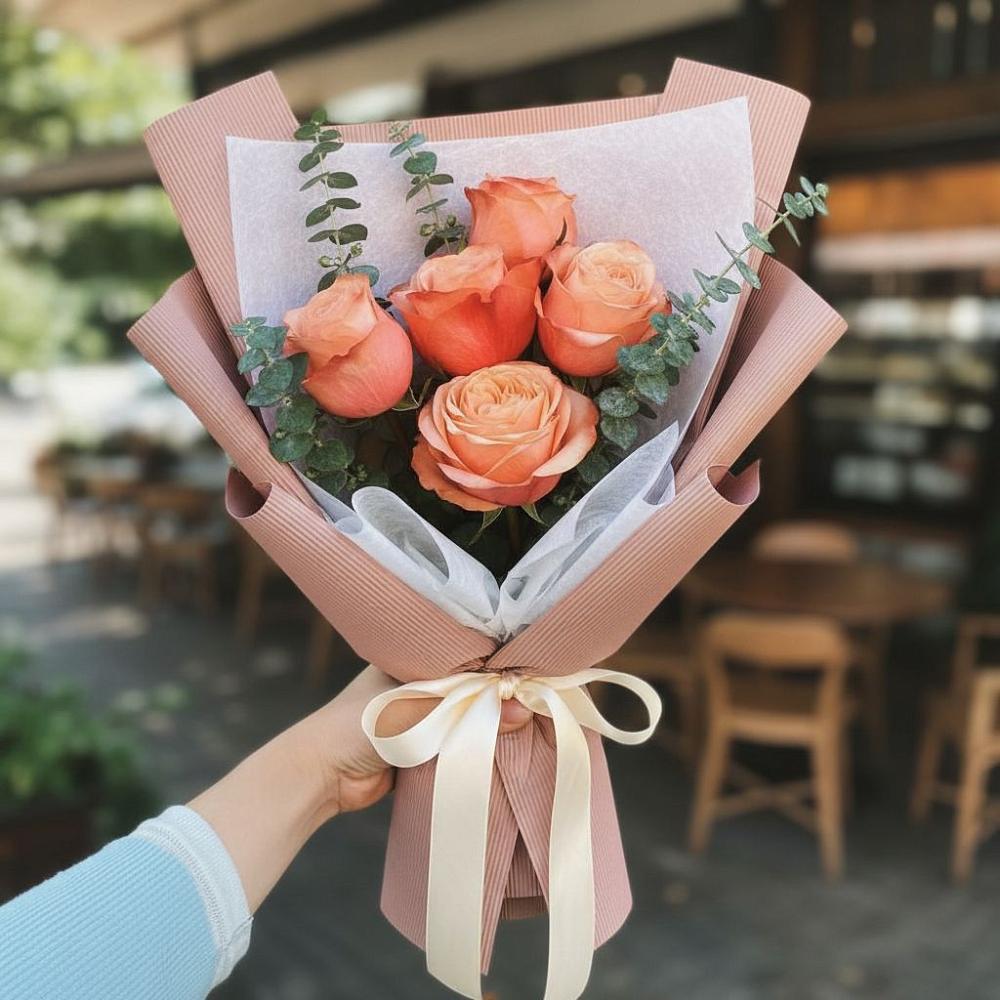 Букет цветов из: Розы в Новой Майне