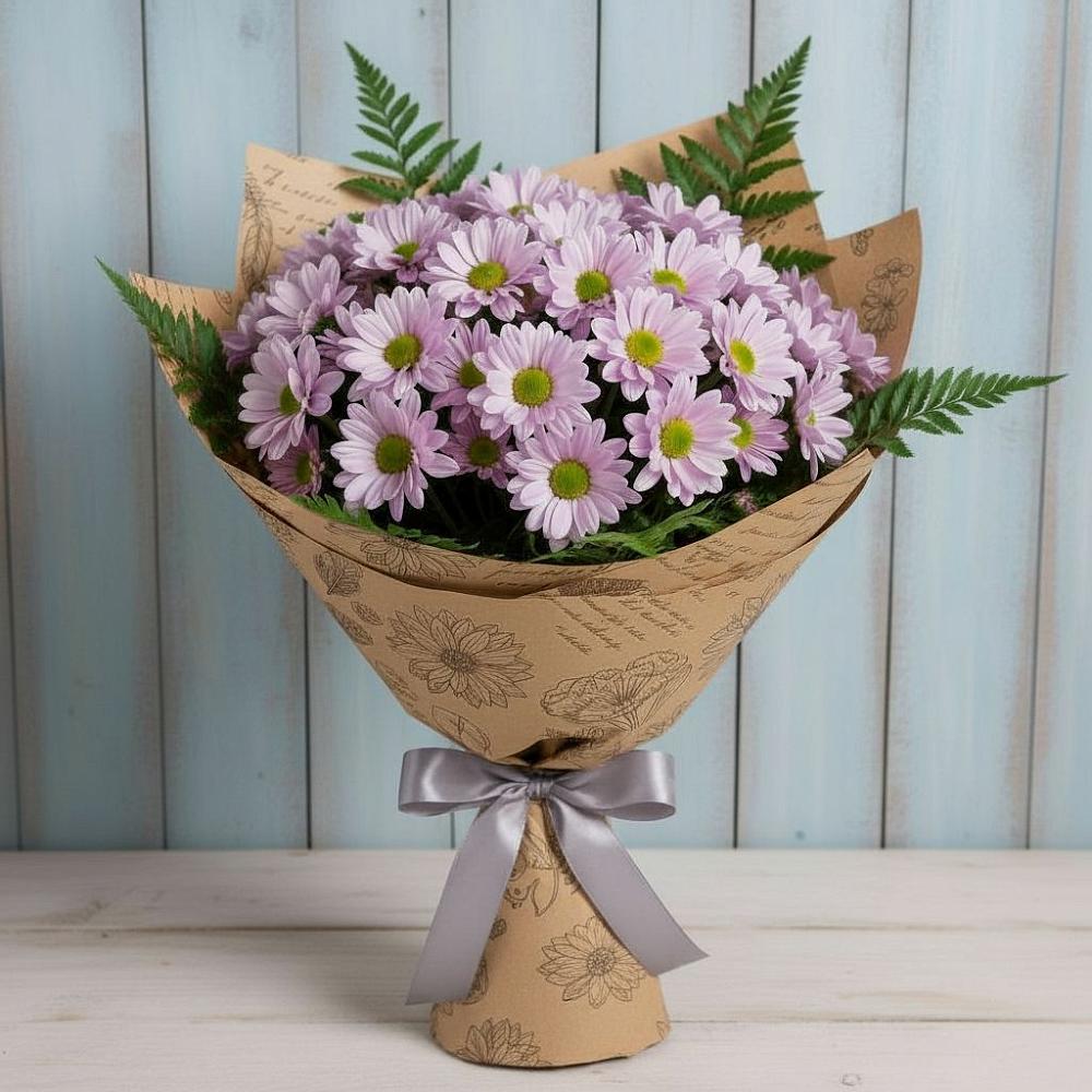 Букет цветов из: Хризантемы в Новой Майне