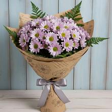 Букет цветов из:  Хризантемы #REPLACE_PRED# Новой Майне