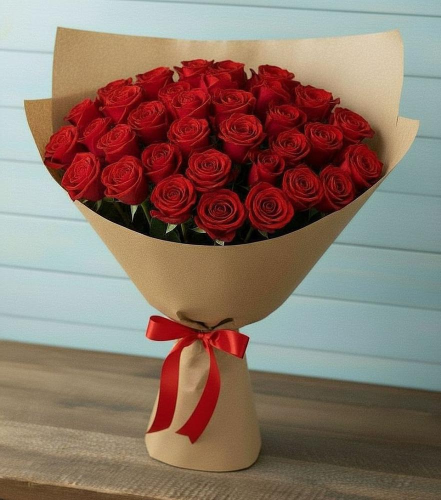 Букет Красные розы Милано в Новой Майне
