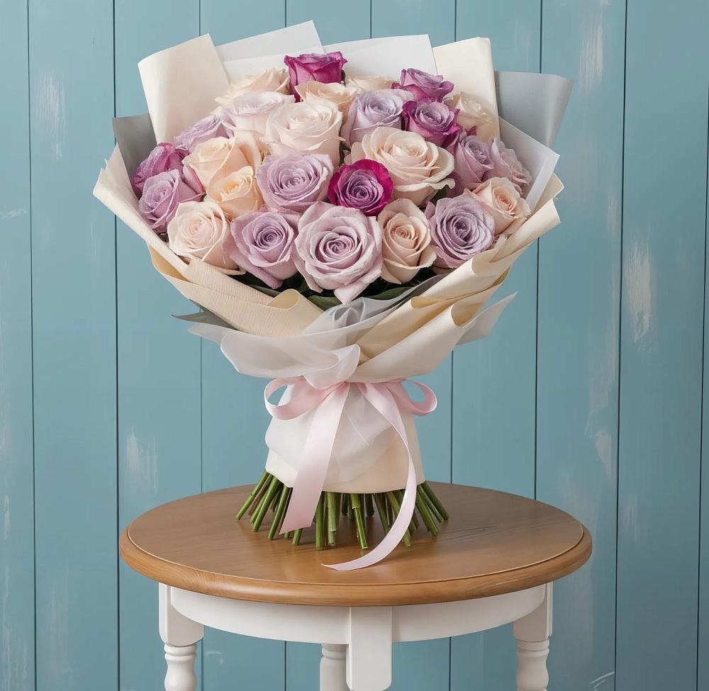 Букет цветов из: Розы в Новой Майне