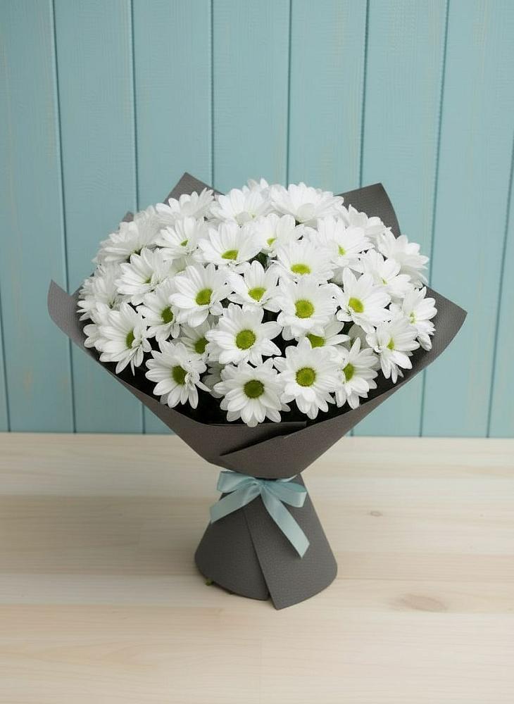 Букет цветов из: Хризантемы в Новой Майне