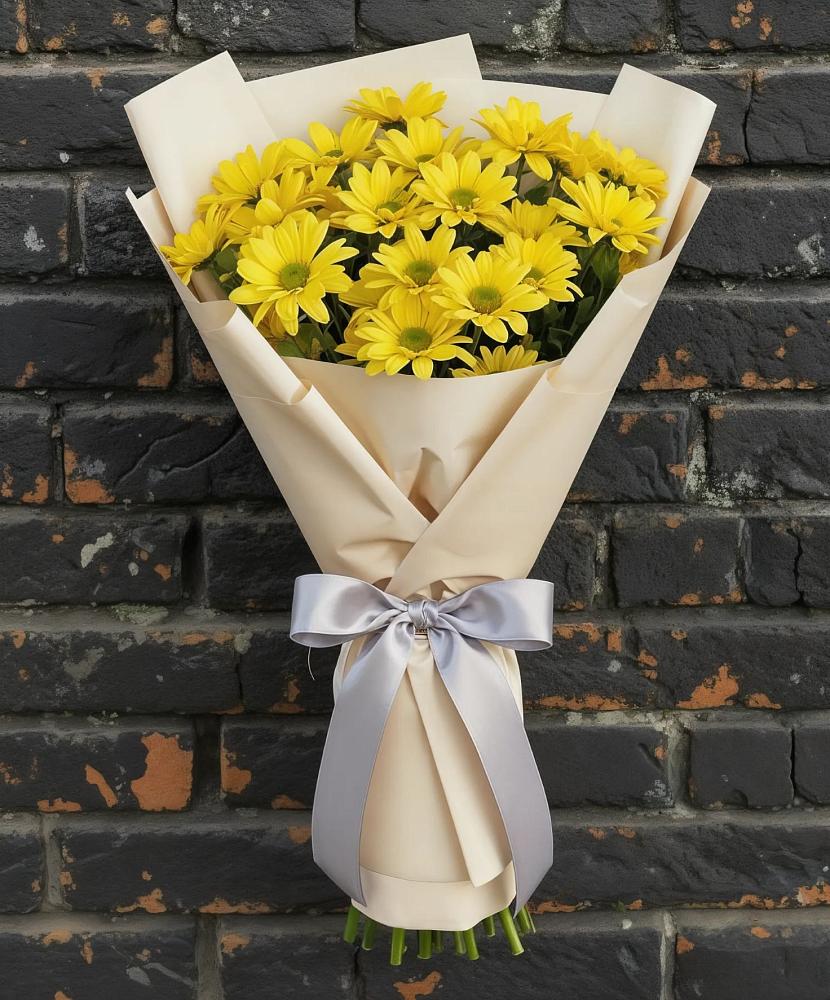 Букет цветов из: Хризантемы в Новой Майне