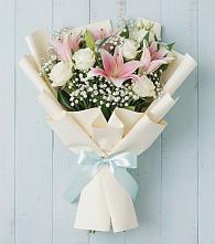 Букет цветов из:  Лилии в Новой Майне